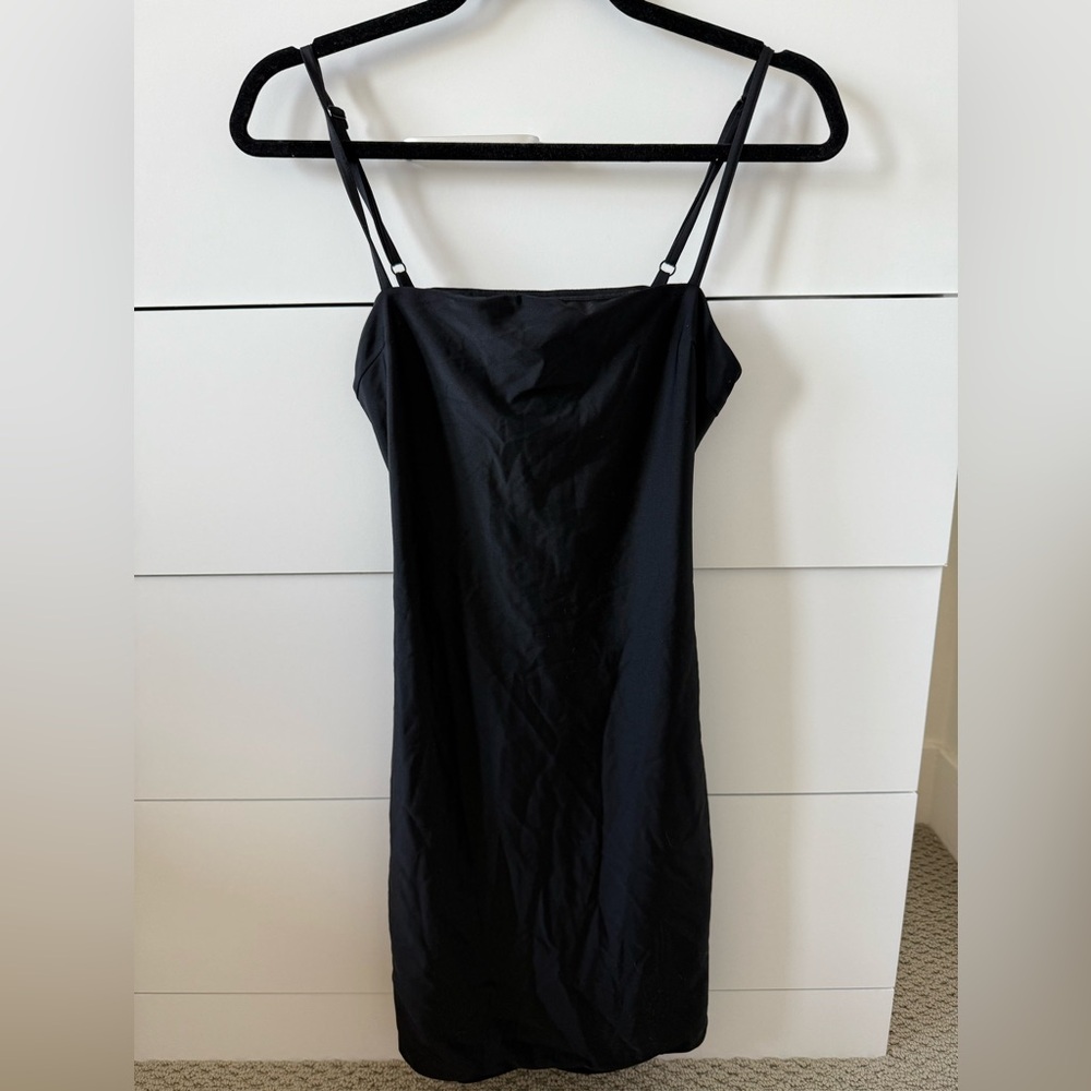 Tiger Mist Black Slip Dress